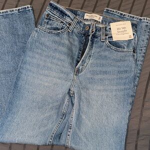 Abercrombie & Fitch Light Blue Straight Leg Jeans